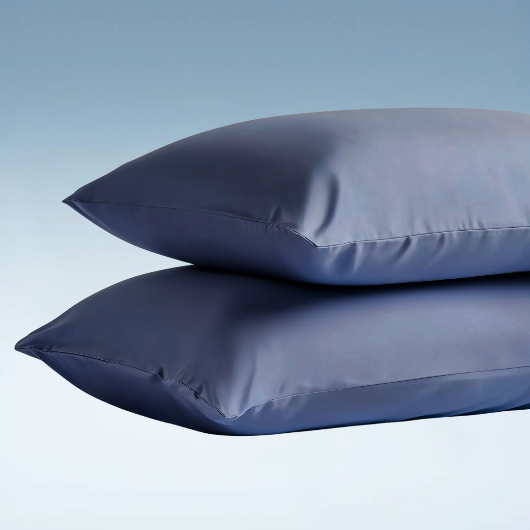 Marineblått Bambus Hotellputetrekk