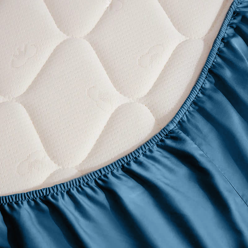 Marineblauw bamboelaken