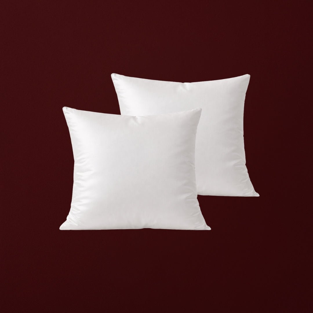 Witte bamboe kussensloop