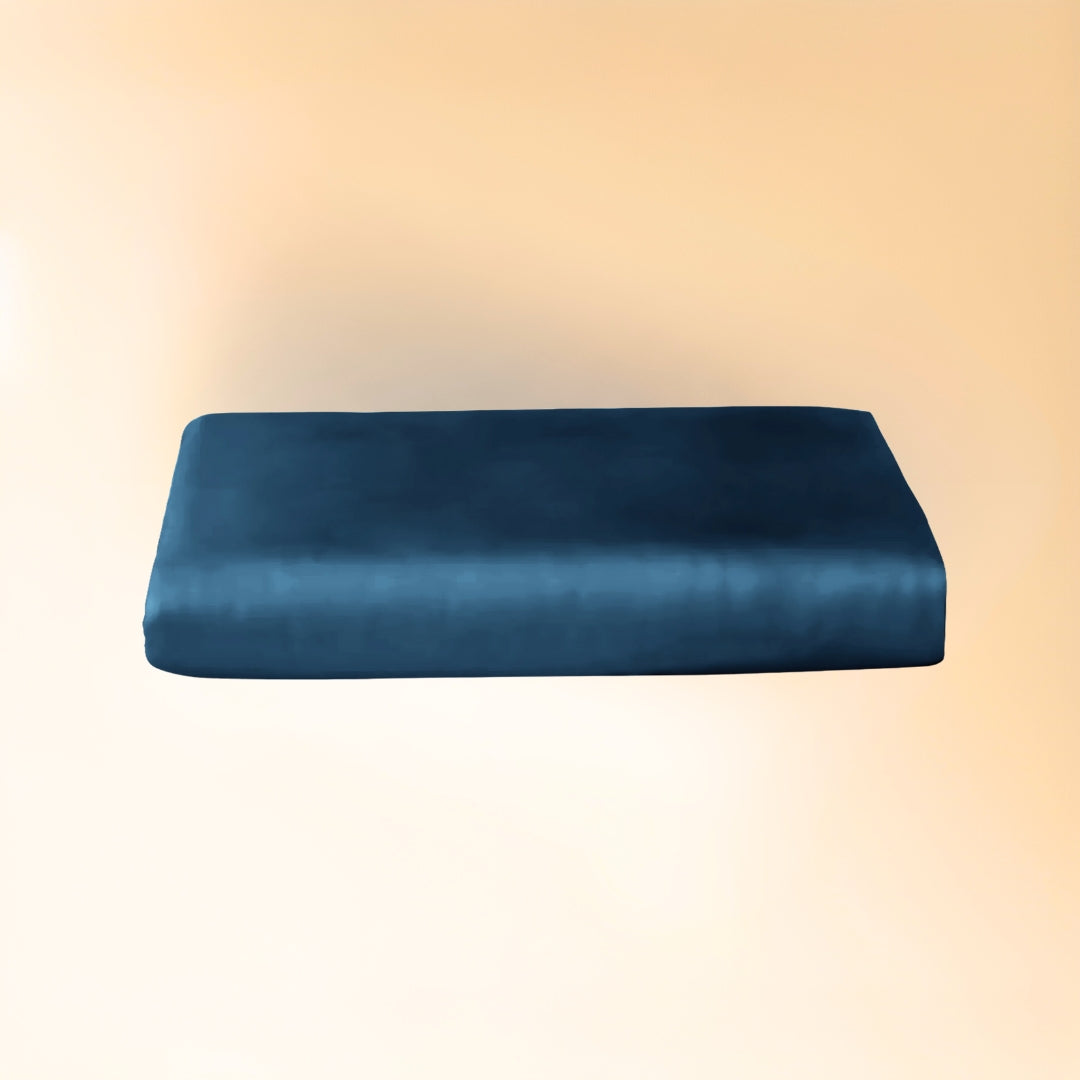 Marineblauw bamboelaken