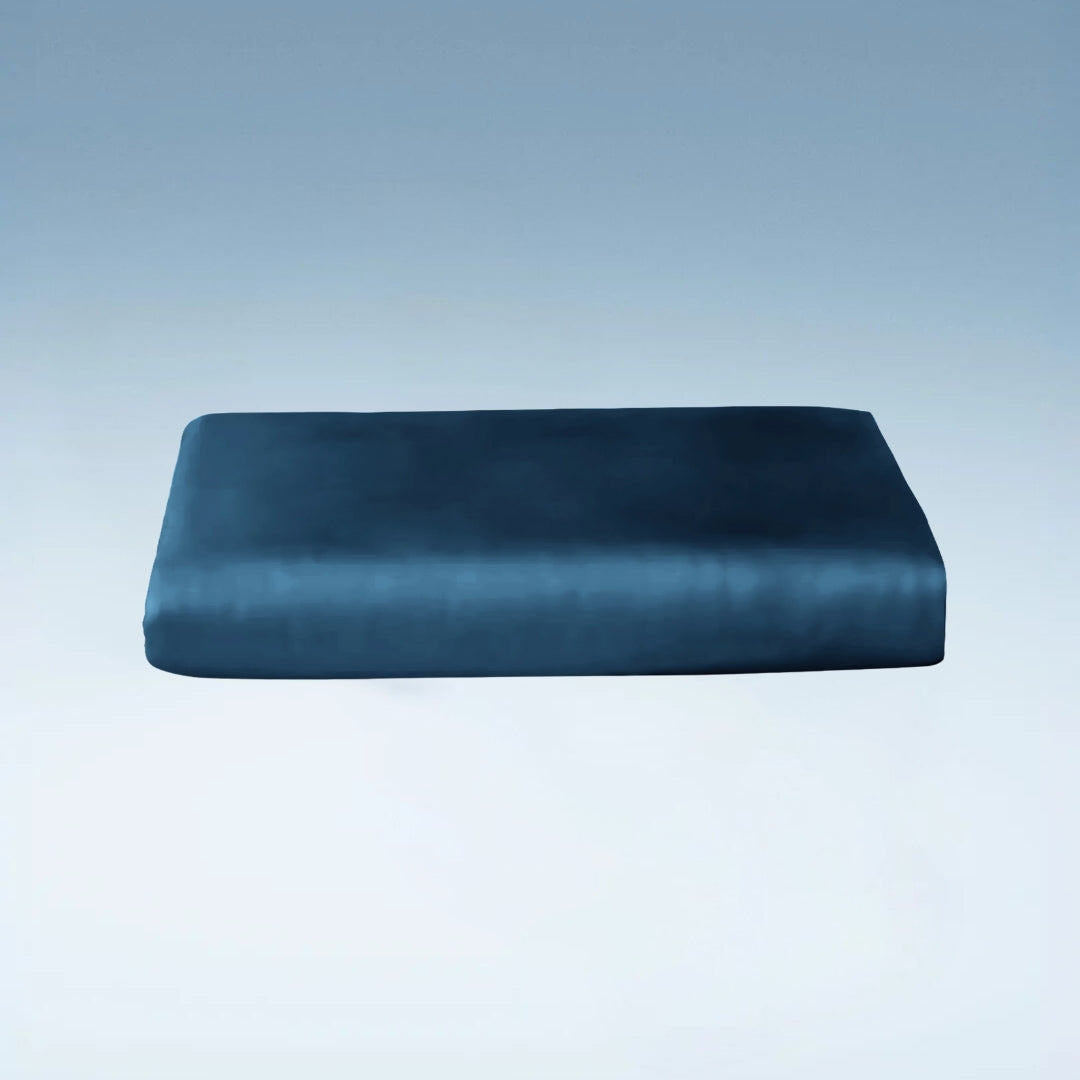Marineblauw bamboelaken