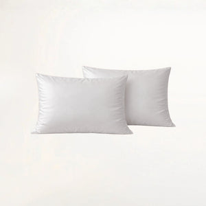 Witte bamboe kussensloop