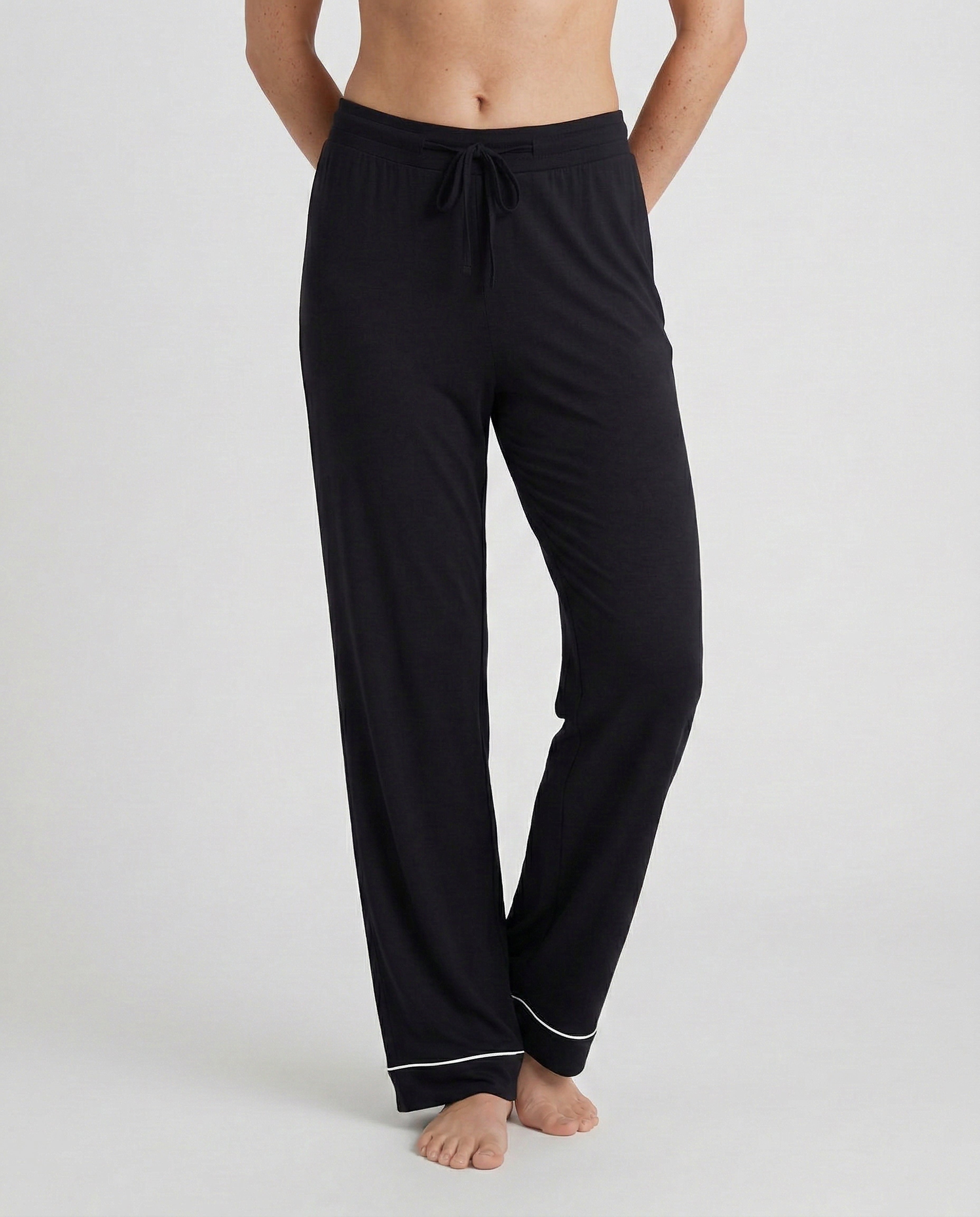 Zwarte bamboe pyjama