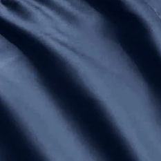 Marineblauwe bamboe hotelkussensloop